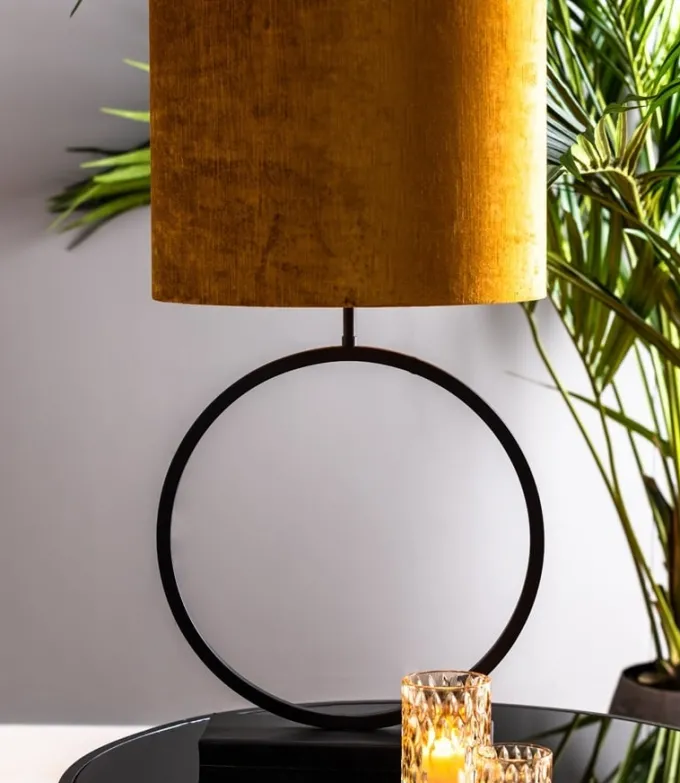 Light en Living Lampvoet LIVA mat zwart - Diverse afmetingen
