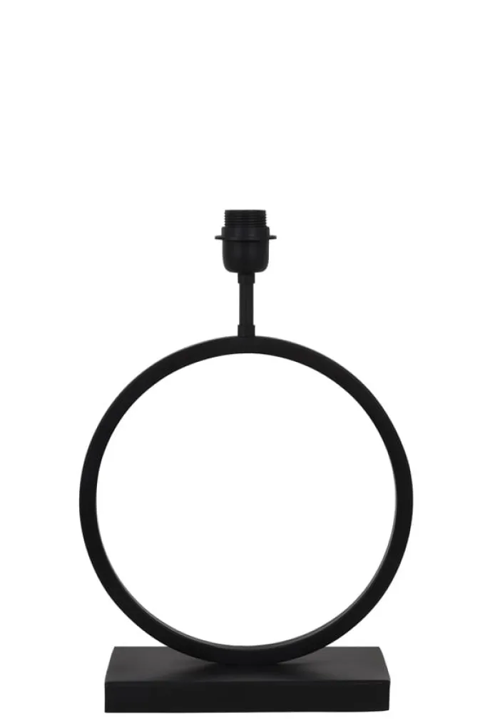 Light en Living Lampvoet LIVA mat zwart - Diverse afmetingen