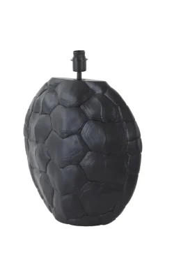 Light en Living Lampvoet TURTLE mat zwart 54,5 cm hoog