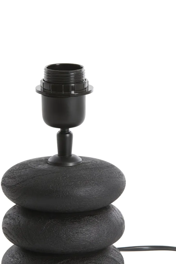 Light en Living Lampvoet Ø12x12 cm BUDONGO hout zwart