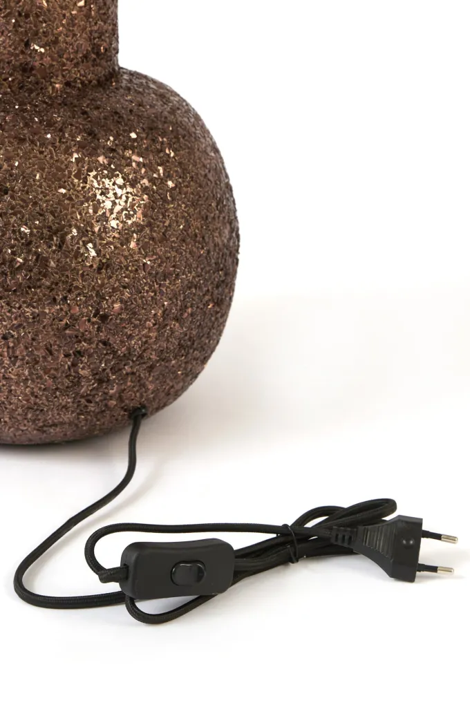 Light en Living Lampvoet Ø26x83 cm BURIRA glitter bruin-brons
