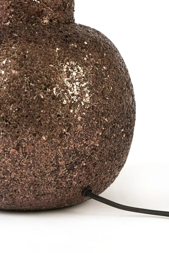 Light en Living Lampvoet Ø26x83 cm BURIRA glitter bruin-brons