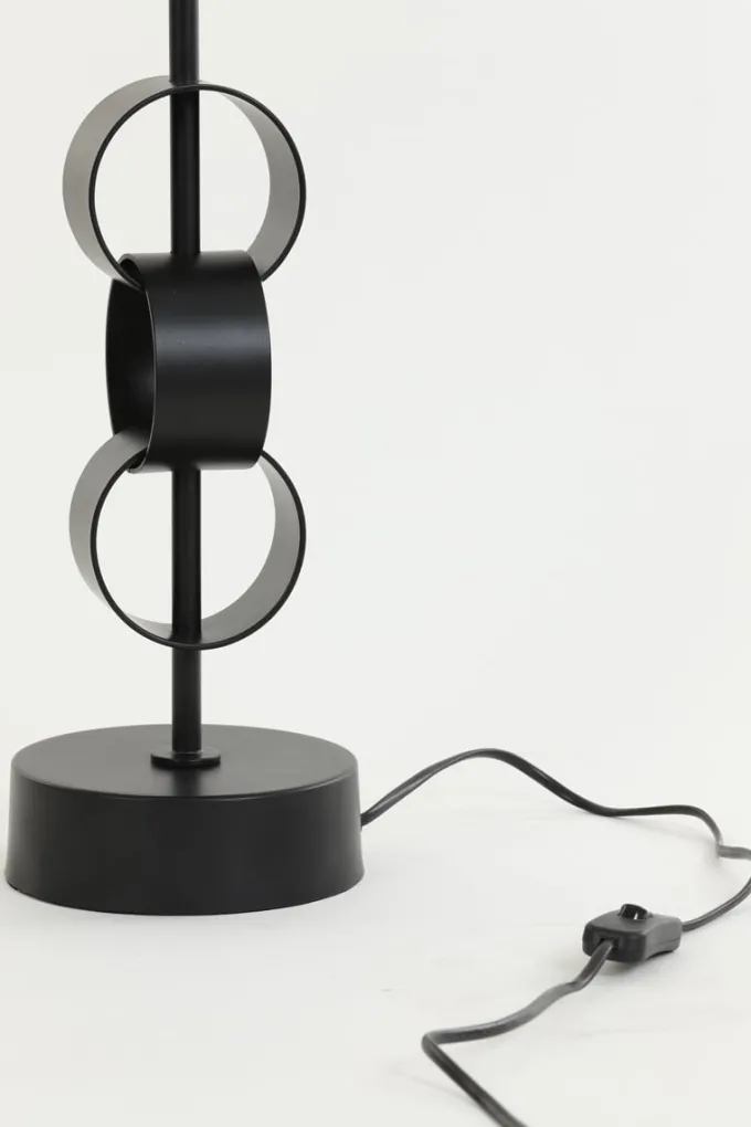 Light en Living Lampvoet Ø15x42 cm CIRCULUM mat zwart van Light & Living