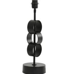 Light en Living Lampvoet Ø15x42 cm CIRCULUM mat zwart van Light & Living