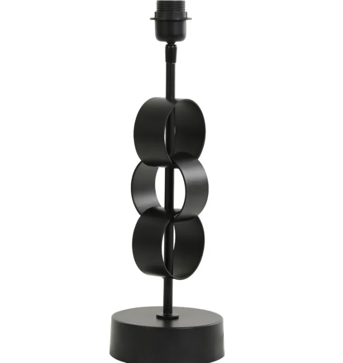 Light en Living Lampvoet Ø15x42 cm CIRCULUM mat zwart van Light & Living
