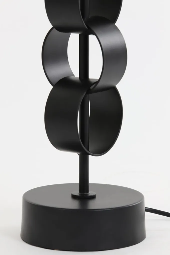 Light en Living Lampvoet Ø15x42 cm CIRCULUM mat zwart van Light & Living
