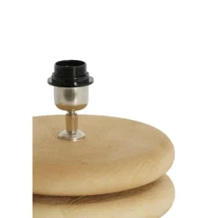 Light en Living Lampvoet Ø25x9 cm EBOLI hout mat naturel