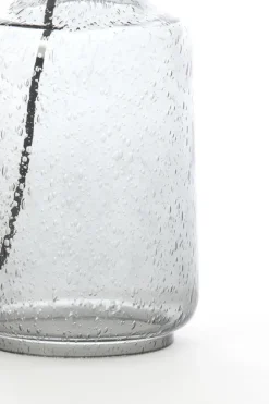 Light en Living Lampvoet Ø15x51 cm LABIN glas smoke+zwart