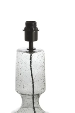 Light en Living Lampvoet Ø12,5x39 cm LABIN glas smoke+zwart