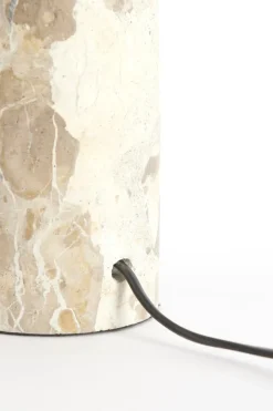Light en Living Lampvoet Ø9x28 cm MALIKI marmer zand