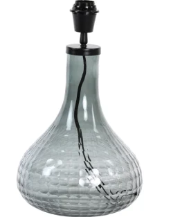 Light en Living Lampvoet Ø25x42 cm MAEKO glas smoke grijs