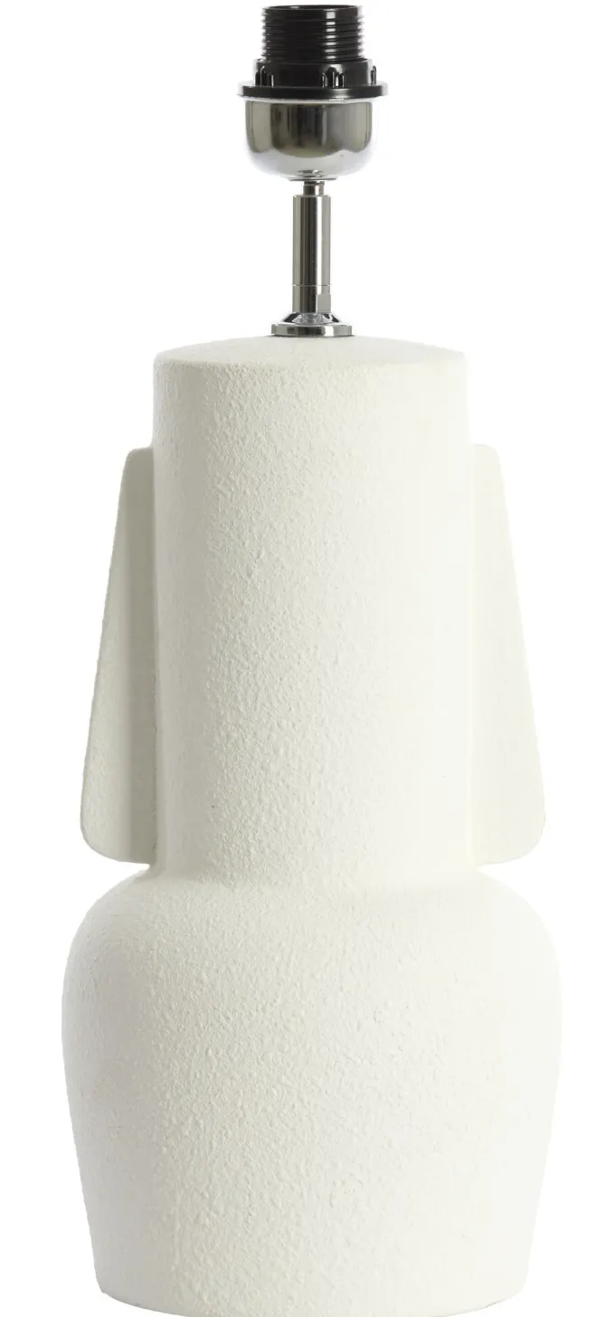 Light en Living Lampvoet Ø19,5x47 cm MATARAM keramiek mat crème