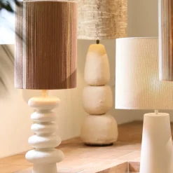 Light en Living Lampvoet Ø16x35 cm OLONA crème