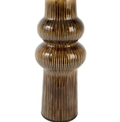 Light en Living Lampvoet Ø19x57 cm ROUCA keramiek donker bruin