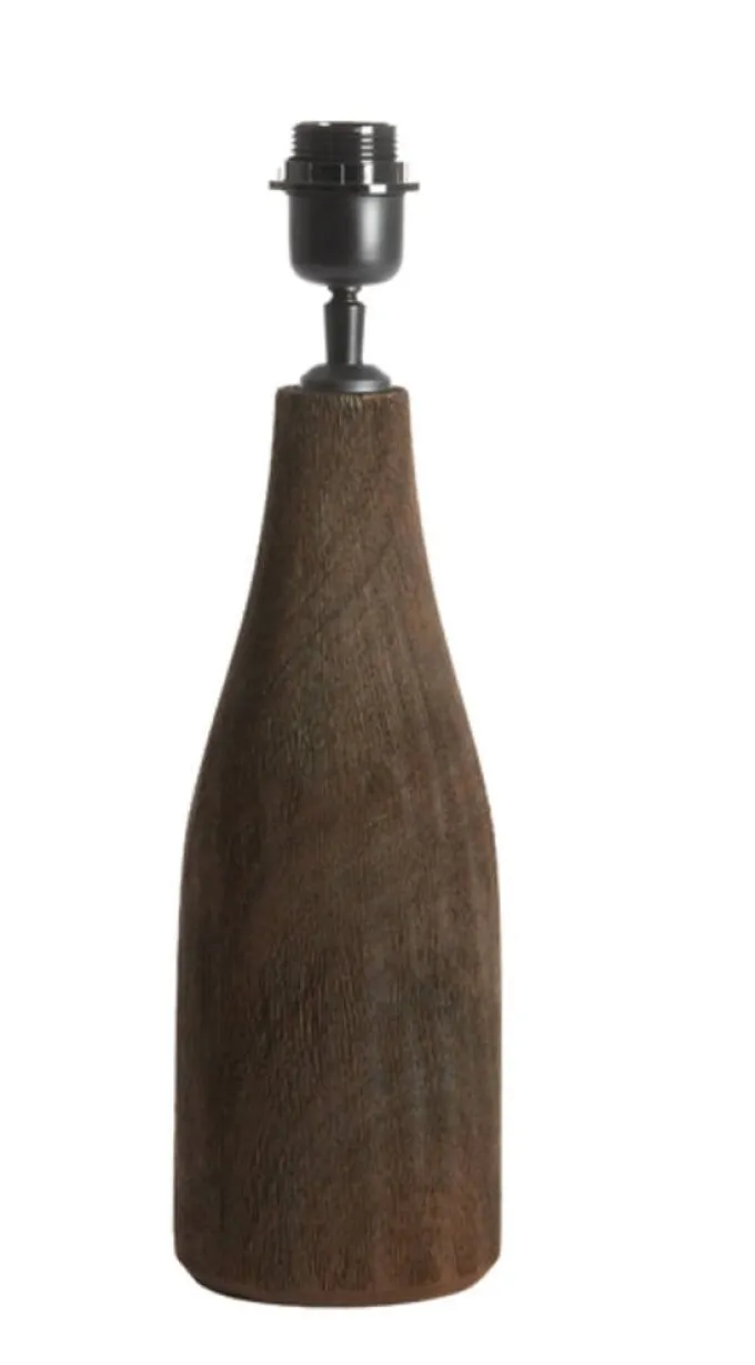 Light en Living Lampvoet Ø13x32 cm TRAPINO hout mat donker bruin