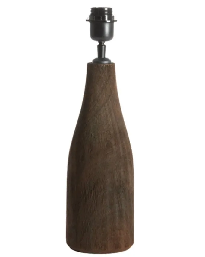 Light en Living Lampvoet Ø13x32 cm TRAPINO hout mat donker bruin