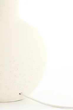 Light en Living Lampvoet Ø28,5x52 cm ULLOA keramiek mat creme