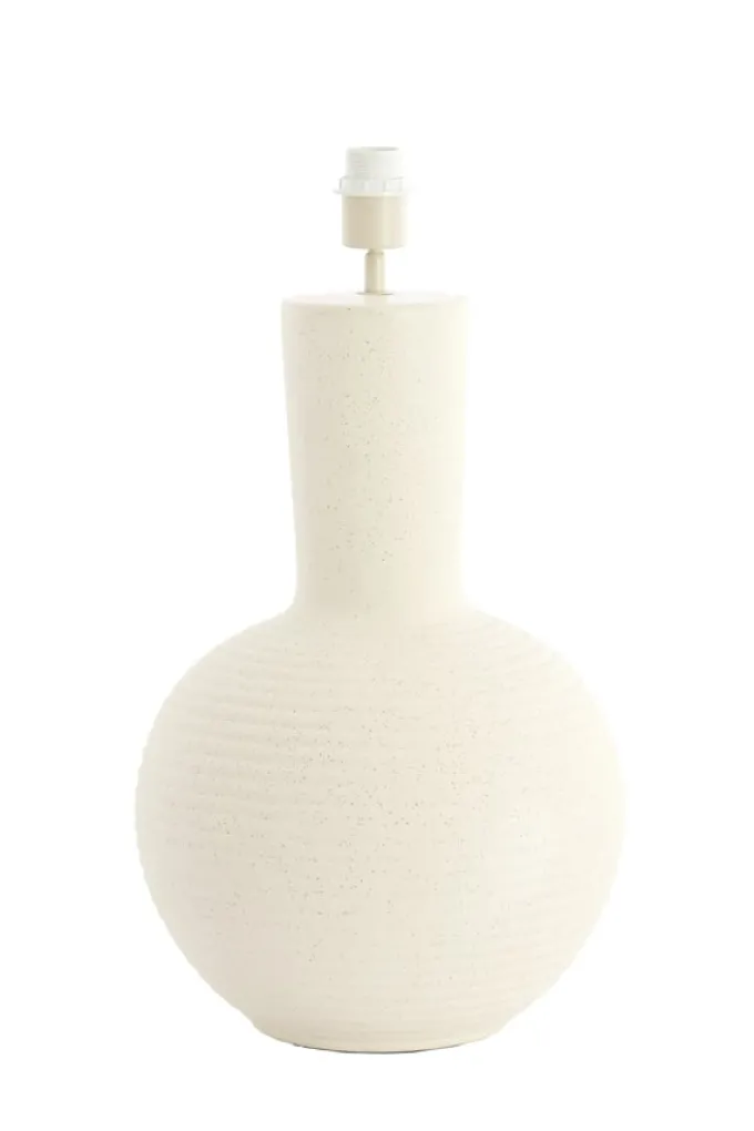 Light en Living Lampvoet Ø34x62 cm ULLOA keramiek mat crème