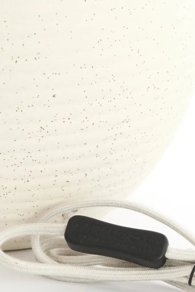 Light en Living Lampvoet Ø34x62 cm ULLOA keramiek mat crème