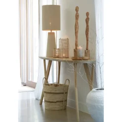 Light en Living Lampvoet Ø18x43 cm YELOS mat crème