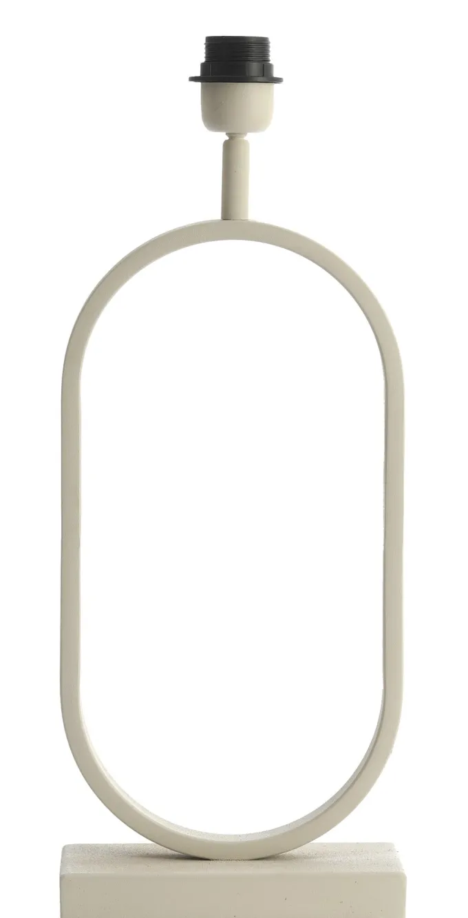 Light en Living Lampvoet 21x10x45 cm JAMIRI creme