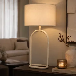 Light en Living Lampvoet 20,5x12,5x39 cm ELIORA creme
