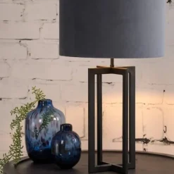 Light en Living Lampvoet 21x21x46 cm MACE mat zwart