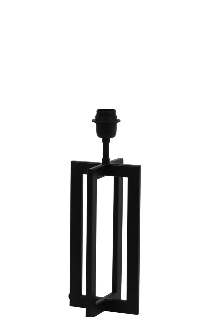 Light en Living Lampvoet 15x15x35 cm MACE mat zwart