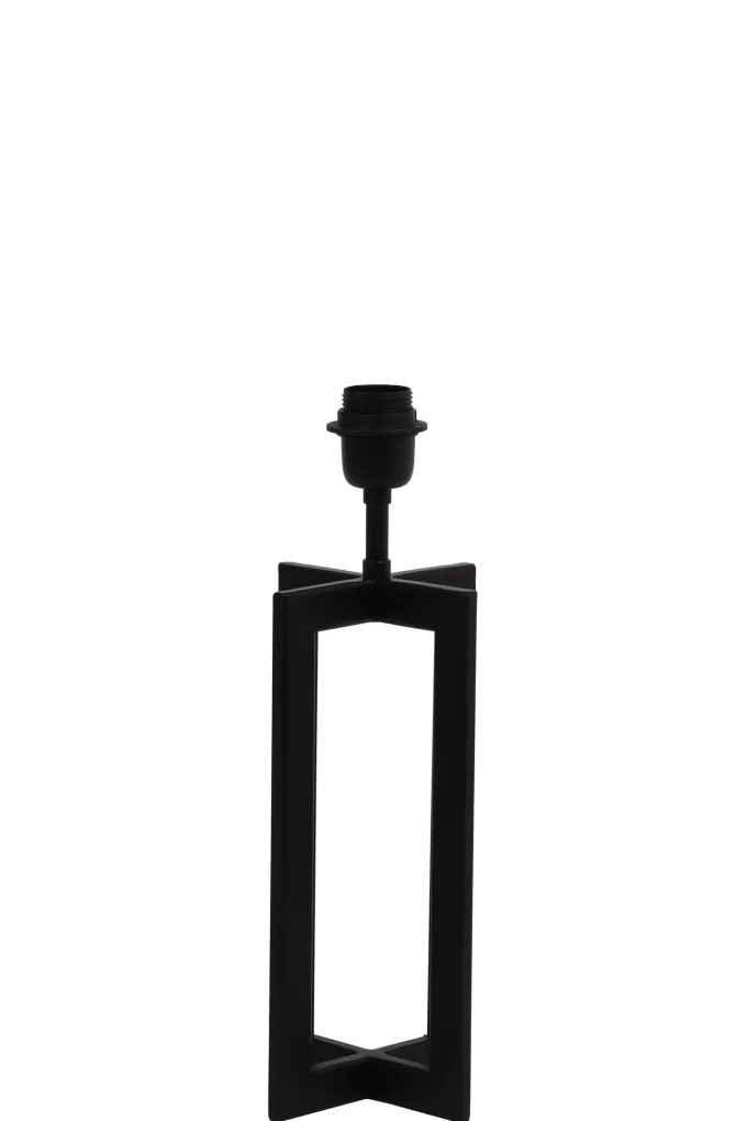 Light en Living Lampvoet 15x15x35 cm MACE mat zwart