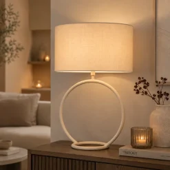 Light en Living Lampvoet 39x15x39,5 cm ELIORO creme