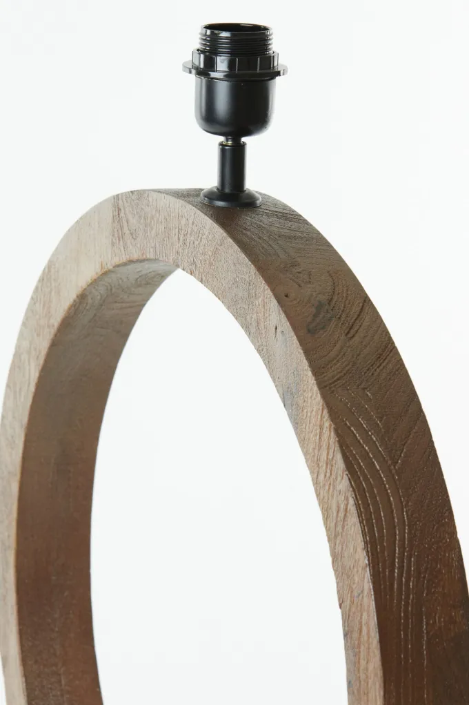 Light en Living Lampvoet 51x13x64 cm TINAR hout matbruin