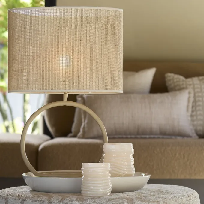 Light en Living Lampvoet 29,5x13x29 cm ELIORO zand