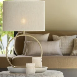Light en Living Lampvoet 39x15x39,5 cm ELIORO zand