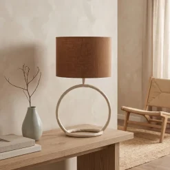 Light en Living Lampvoet 29,5x13x29 cm ELIORO mat creme