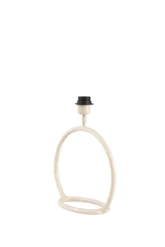 Light en Living Lampvoet 29,5x13x29 cm ELIORO mat creme