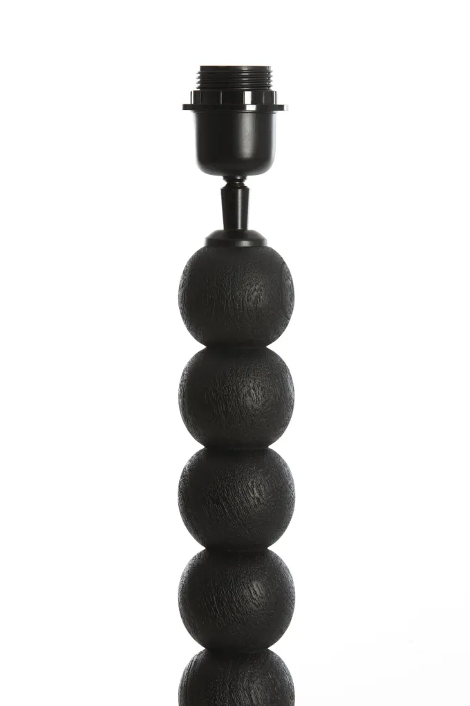 Light en Living Lampvoet 20x20x50 cm VEGLIO hout zwart
