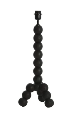 Light en Living Lampvoet 20x20x50 cm VEGLIO hout zwart