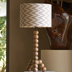 Light en Living Lampvoet 20x20x40 cm VEGLIO hout olie bruin