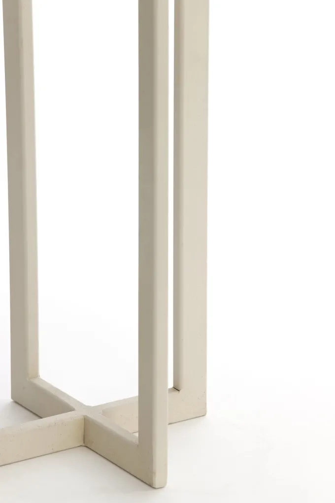 Light en Living Lampvoet 21x21x46 cm MACE crème