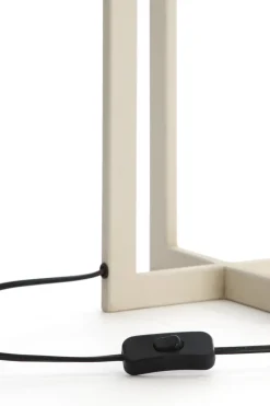 Light en Living Lampvoet 21x21x46 cm MACE crème