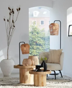 Light en Living Lampvoet 26,5x20x60 cm MARENO mat zwart