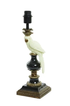 Light en Living Lampvoet 14,5x14,5x46,5 cm NYASA antiek brons-zwart-crème