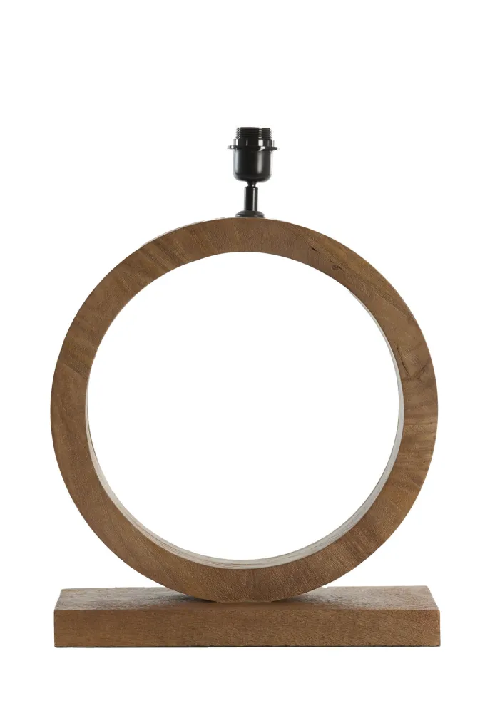Light en Living Lampvoet 41x13x55 cm TINAR hout mat bruin