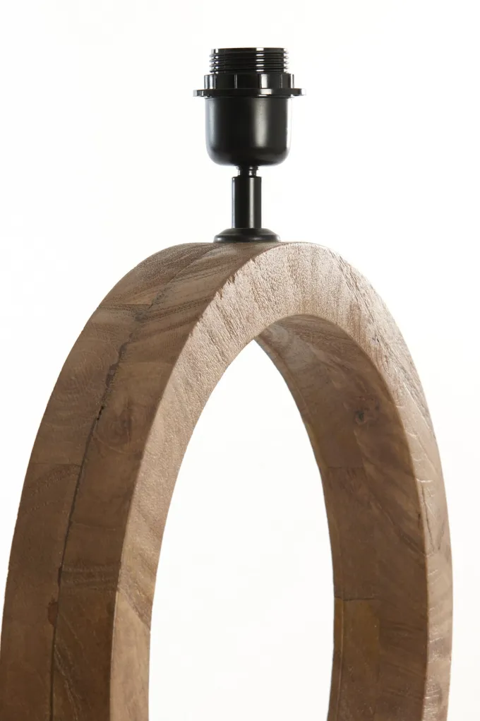 Light en Living Lampvoet 41x13x55 cm TINAR hout mat bruin
