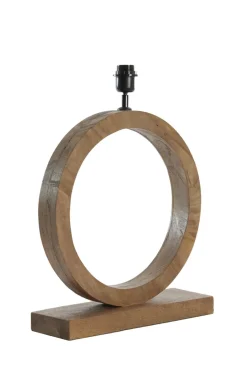 Light en Living Lampvoet 41x13x55 cm TINAR hout mat bruin