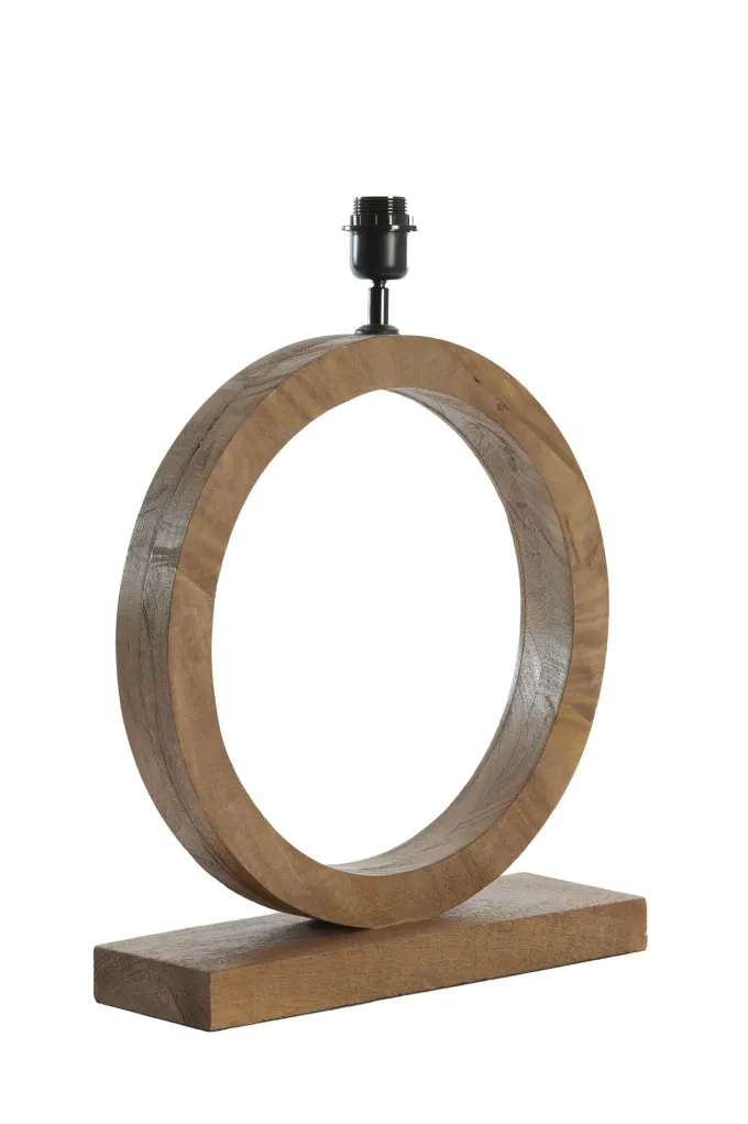 Light en Living Lampvoet 41x13x55 cm TINAR hout mat bruin