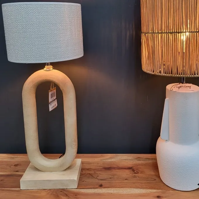 Light en Living Lampvoet 30x12x59 cm PACECO hout mat naturel