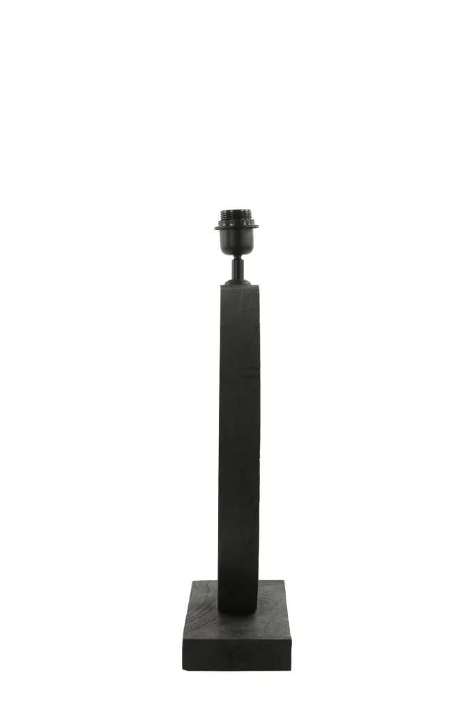 Light en Living Lampvoet 41x13x55 cm TINAR hout mat zwart