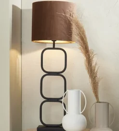Light en Living Lampvoet 23x11,5x69 cm LUTIKA mat zwart van Light & Living