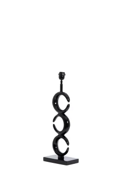 Light en Living Lampvoet 23x13x65 cm MAAN glanzend zwart